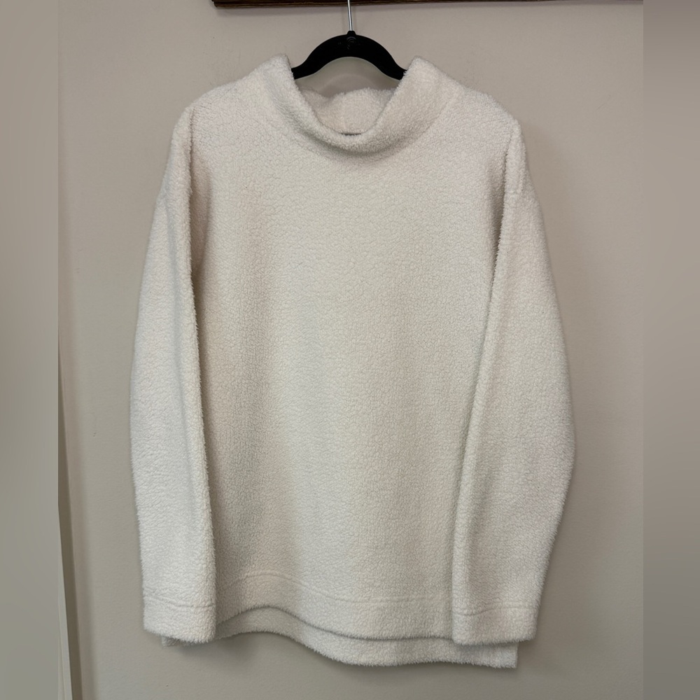 Vineyard Vines: Girl's Cream Fleece Tunic Top, Size XL (16)